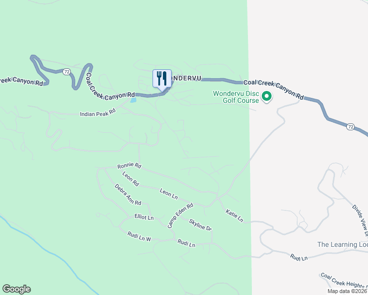 map of restaurants, bars, coffee shops, grocery stores, and more near 291 Olde Carter Lake Road in Golden