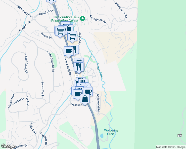 map of restaurants, bars, coffee shops, grocery stores, and more near 210 Sawyer Circle in Winter Park