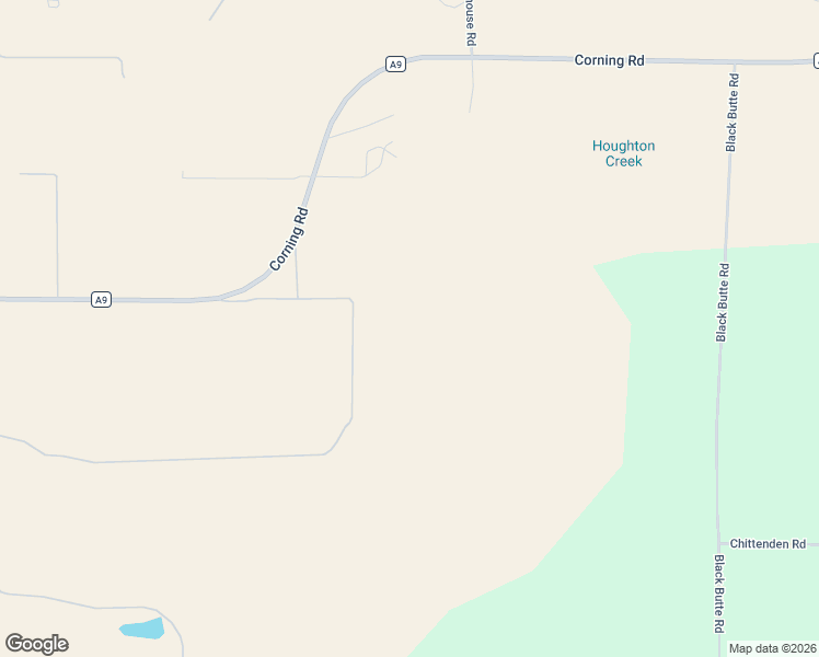 map of restaurants, bars, coffee shops, grocery stores, and more near 4393 Black Butte Road in Corning