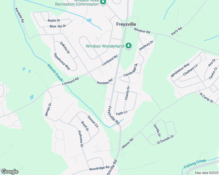 map of restaurants, bars, coffee shops, grocery stores, and more near 3900 Freysville Road in Red Lion