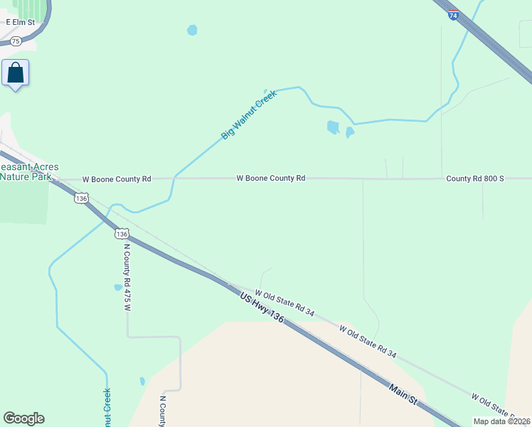 map of restaurants, bars, coffee shops, grocery stores, and more near 4335 County Line Road in Jamestown