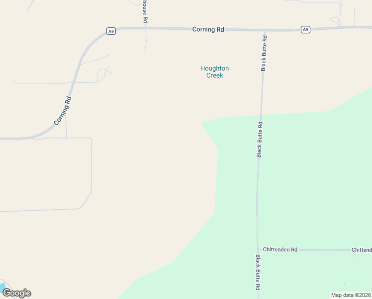 map of restaurants, bars, coffee shops, grocery stores, and more near 4393 Black Butte Road in Corning