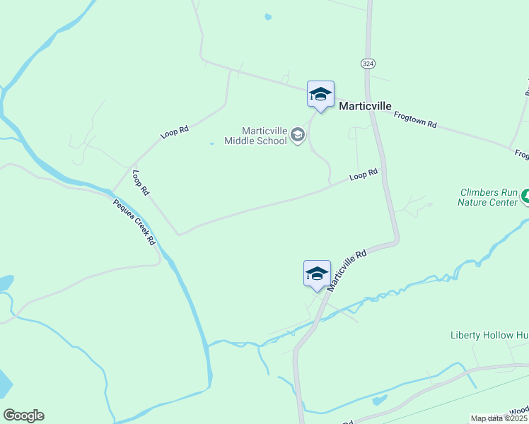 map of restaurants, bars, coffee shops, grocery stores, and more near 84 Loop Road in Pequea
