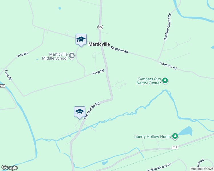 map of restaurants, bars, coffee shops, grocery stores, and more near 768 Marticville Road in Pequea