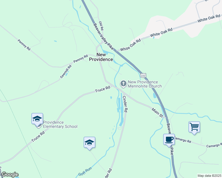 map of restaurants, bars, coffee shops, grocery stores, and more near 4 Lr 36015 in New Providence