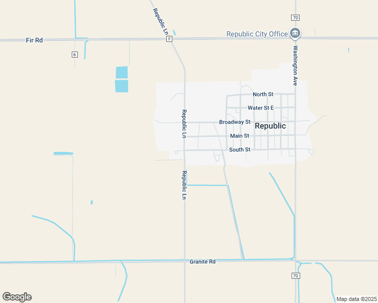 map of restaurants, bars, coffee shops, grocery stores, and more near in Republic