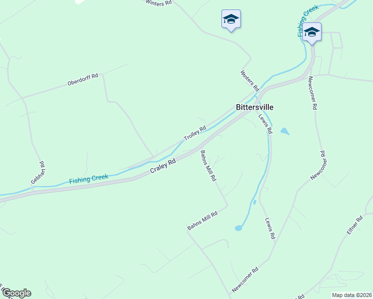map of restaurants, bars, coffee shops, grocery stores, and more near 1805 Craley Road in Windsor