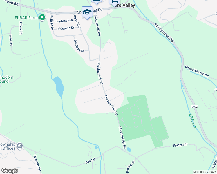 map of restaurants, bars, coffee shops, grocery stores, and more near 372 Chestnut Hill Road in York