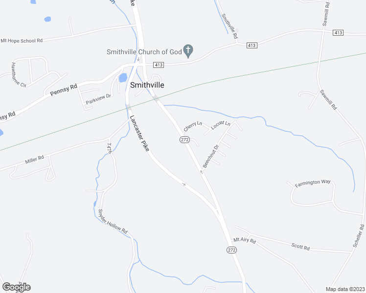 map of restaurants, bars, coffee shops, grocery stores, and more near 322 Lancaster Pike in New Providence