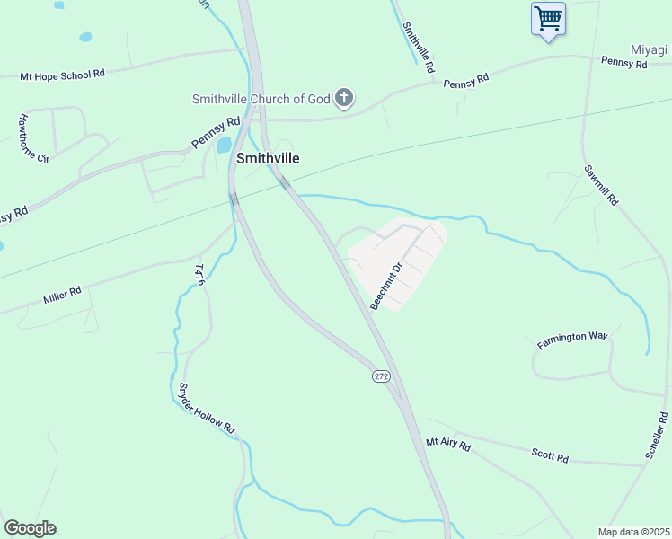 map of restaurants, bars, coffee shops, grocery stores, and more near 322 Lancaster Pike in New Providence
