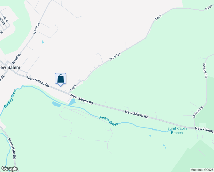 map of restaurants, bars, coffee shops, grocery stores, and more near 958 New Salem Road in New Salem