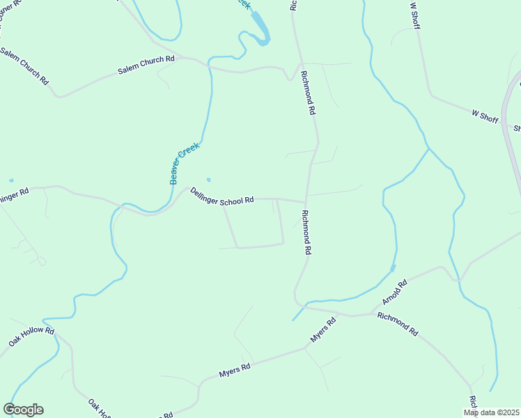 map of restaurants, bars, coffee shops, grocery stores, and more near 879 Dellinger School Road in Red Lion