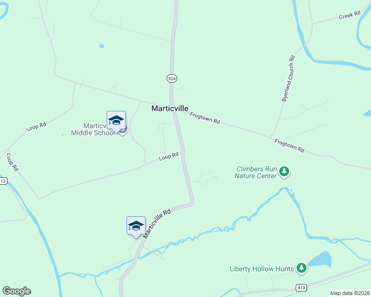 map of restaurants, bars, coffee shops, grocery stores, and more near 46 Loop Road in Pequea