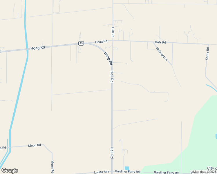 map of restaurants, bars, coffee shops, grocery stores, and more near 4345 Hall Road in Corning