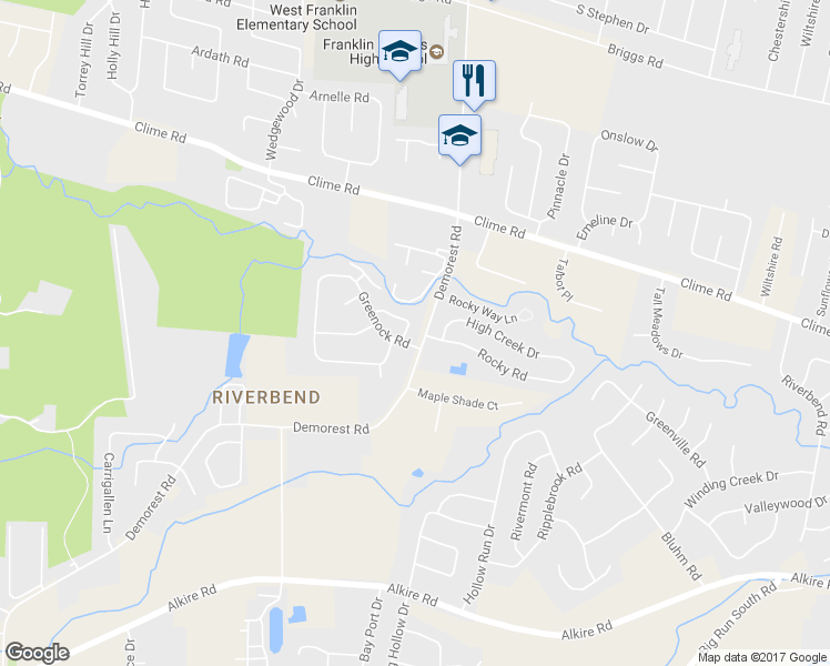 map of restaurants, bars, coffee shops, grocery stores, and more near 1467 Demorest Rd in Columbus
