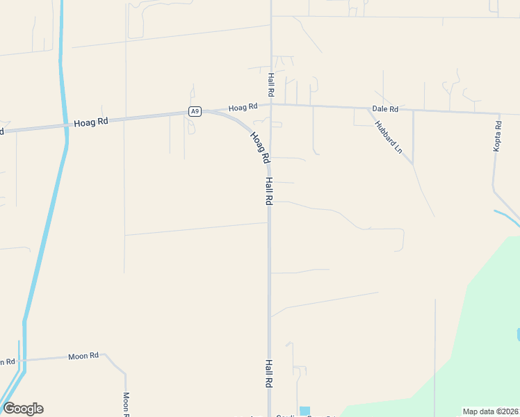 map of restaurants, bars, coffee shops, grocery stores, and more near 4345 Hall Road in Corning