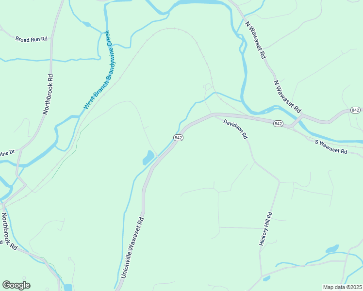 map of restaurants, bars, coffee shops, grocery stores, and more near 1520 Unionville Wawaset Road in West Chester