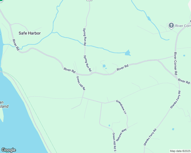 map of restaurants, bars, coffee shops, grocery stores, and more near 5980 River Road in Conestoga