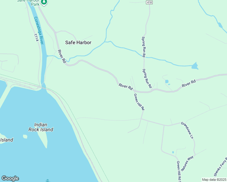 map of restaurants, bars, coffee shops, grocery stores, and more near 5760 River Road in Conestoga