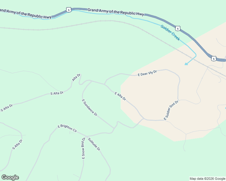 map of restaurants, bars, coffee shops, grocery stores, and more near 22891 Alta Drive in Spanish Fork