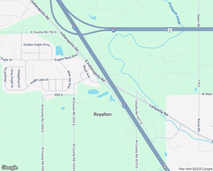map of restaurants, bars, coffee shops, grocery stores, and more near 7895 Royal Avenue in Zionsville