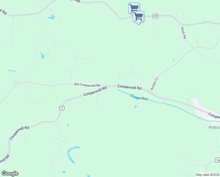 map of restaurants, bars, coffee shops, grocery stores, and more near 3123 Coopermill Road in Zanesville