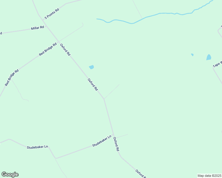 map of restaurants, bars, coffee shops, grocery stores, and more near 50 West Reynolds Road in New Oxford