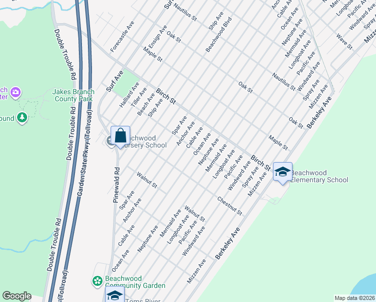 map of restaurants, bars, coffee shops, grocery stores, and more near 1020 Cable Avenue in Beachwood