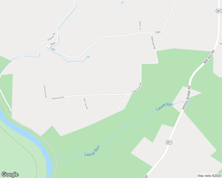 map of restaurants, bars, coffee shops, grocery stores, and more near 270 Odonnal Road in Mill Run
