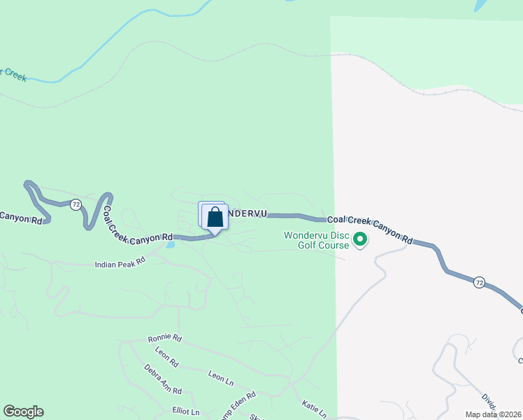 map of restaurants, bars, coffee shops, grocery stores, and more near 33247 Coal Creek Canyon Road in Golden