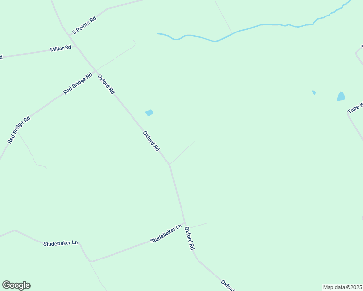 map of restaurants, bars, coffee shops, grocery stores, and more near 50 West Reynolds Road in New Oxford