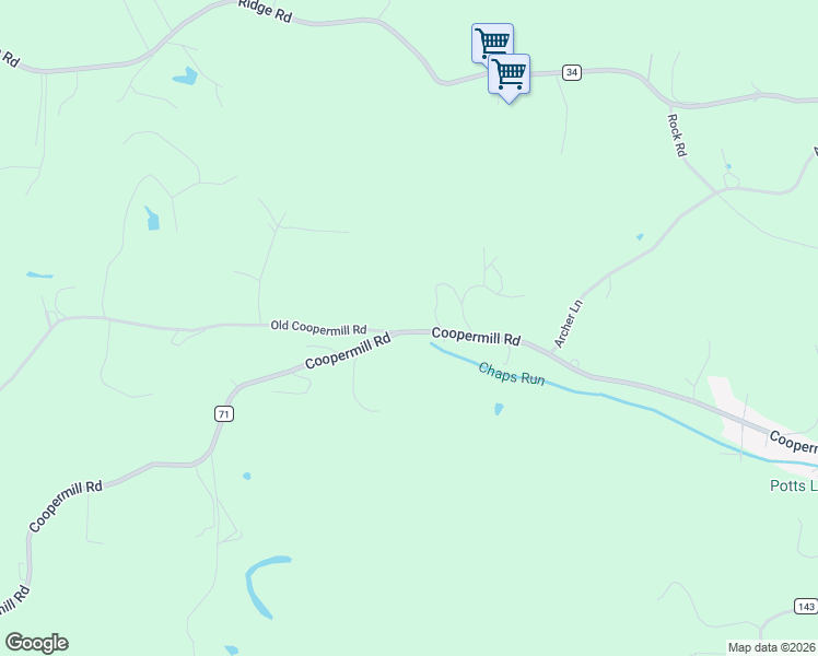 map of restaurants, bars, coffee shops, grocery stores, and more near 3123 Coopermill Road in Zanesville