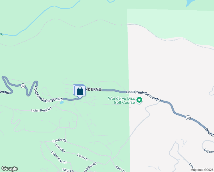 map of restaurants, bars, coffee shops, grocery stores, and more near 33247 Coal Creek Canyon Road in Golden