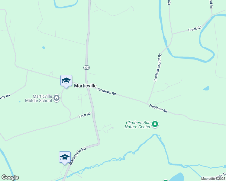 map of restaurants, bars, coffee shops, grocery stores, and more near 285 Frogtown Road in Pequea