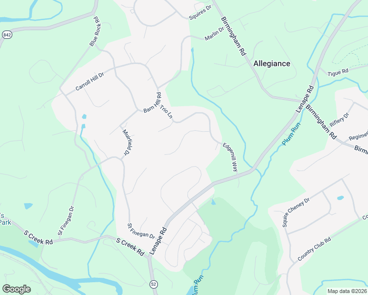 map of restaurants, bars, coffee shops, grocery stores, and more near 1044 Bucktail Way in West Chester