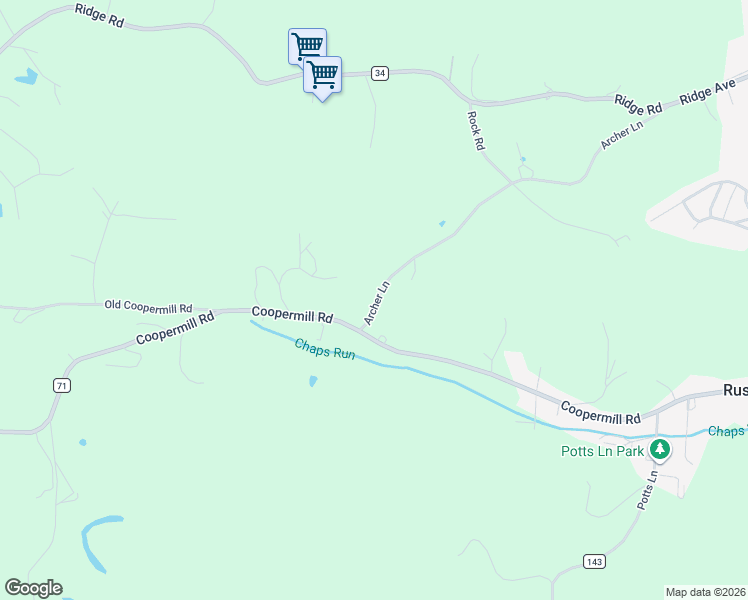 map of restaurants, bars, coffee shops, grocery stores, and more near 2715 Archer Lane in Zanesville