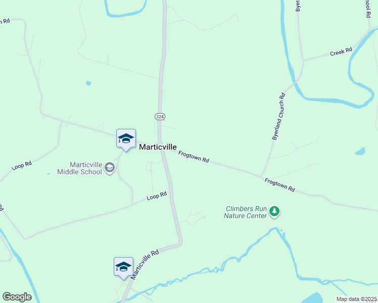 map of restaurants, bars, coffee shops, grocery stores, and more near 301 Frogtown Road in Pequea