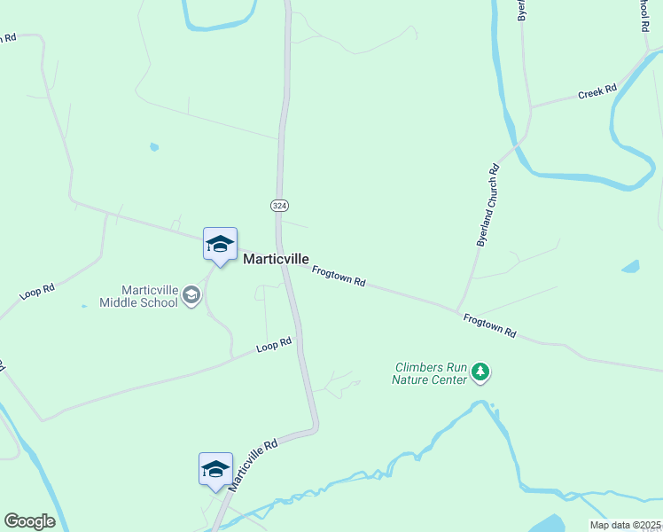 map of restaurants, bars, coffee shops, grocery stores, and more near 301 Frogtown Road in Pequea