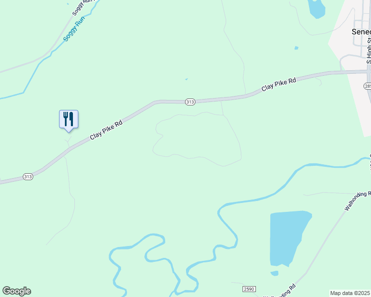 map of restaurants, bars, coffee shops, grocery stores, and more near 14081 Leatherwood Circle in Senecaville
