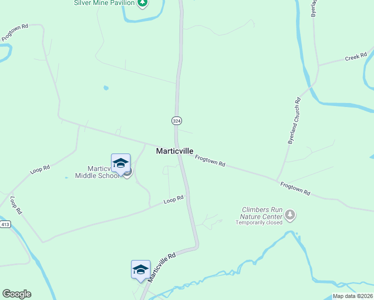 map of restaurants, bars, coffee shops, grocery stores, and more near in Marticville