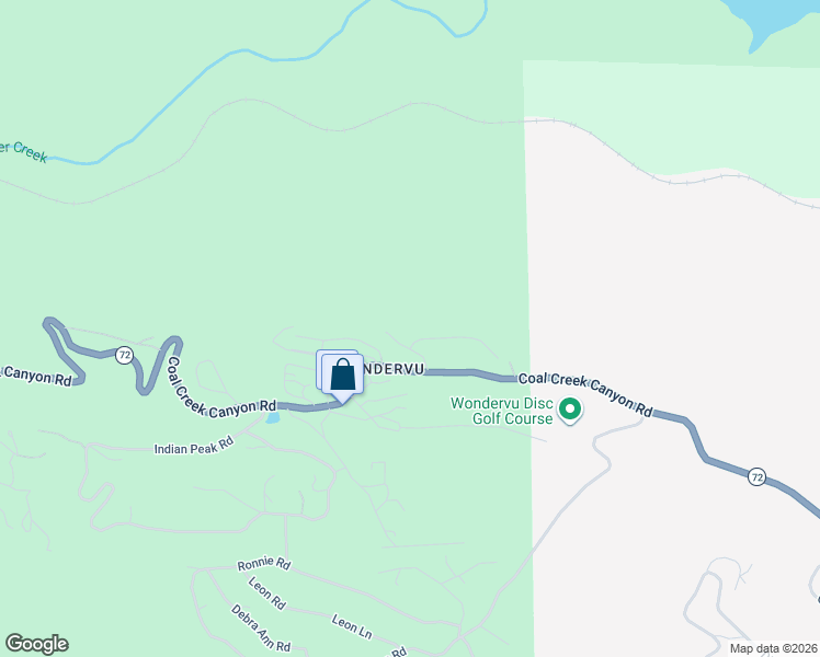 map of restaurants, bars, coffee shops, grocery stores, and more near 116 Ramona Road in Golden