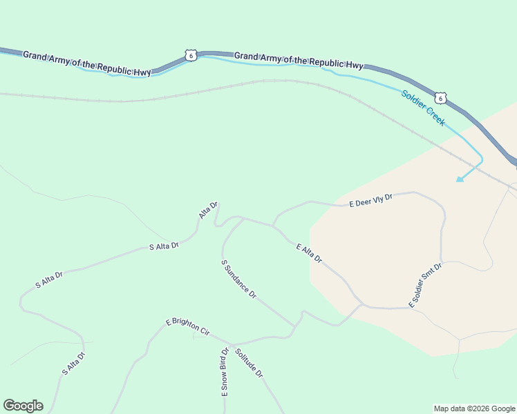 map of restaurants, bars, coffee shops, grocery stores, and more near 22801 Alta Drive in Spanish Fork