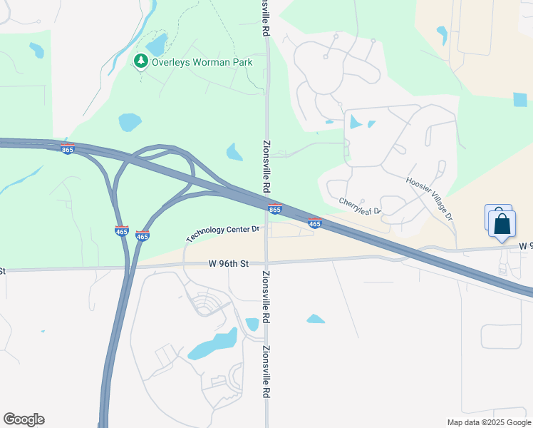map of restaurants, bars, coffee shops, grocery stores, and more near 9835 Zionsville Road in Zionsville