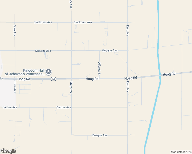 map of restaurants, bars, coffee shops, grocery stores, and more near 4515 Alfareta Lane in Corning