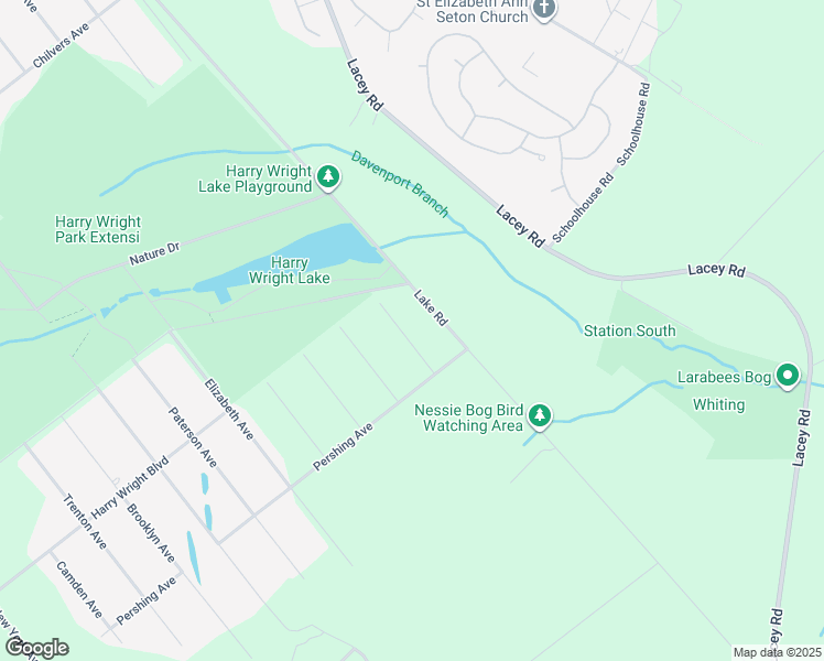 map of restaurants, bars, coffee shops, grocery stores, and more near 1340 Tuckerton Avenue in Manchester Township