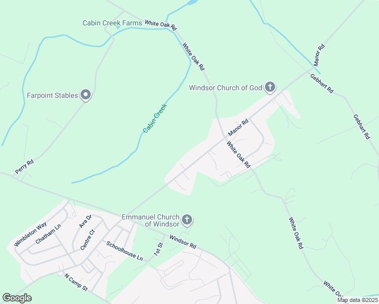 map of restaurants, bars, coffee shops, grocery stores, and more near 905 Manor Rd in Windsor