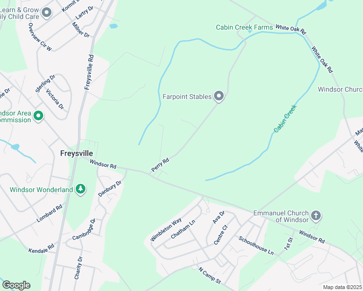 map of restaurants, bars, coffee shops, grocery stores, and more near 970 Perry Road in Red Lion