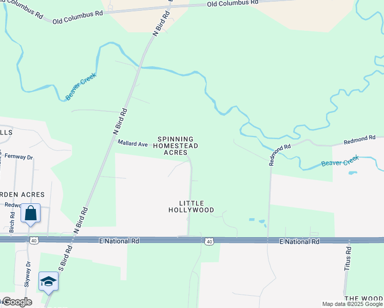 map of restaurants, bars, coffee shops, grocery stores, and more near 4088 Mallard Avenue in Springfield