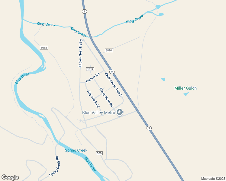 map of restaurants, bars, coffee shops, grocery stores, and more near 133-199 Eagles Nest Trail East in Silverthorne