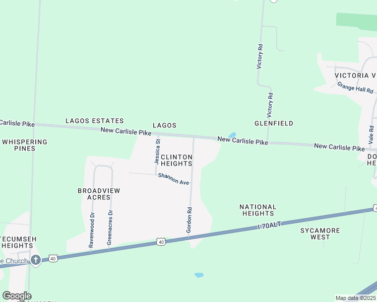map of restaurants, bars, coffee shops, grocery stores, and more near 300-308 Gordon Rd in Springfield